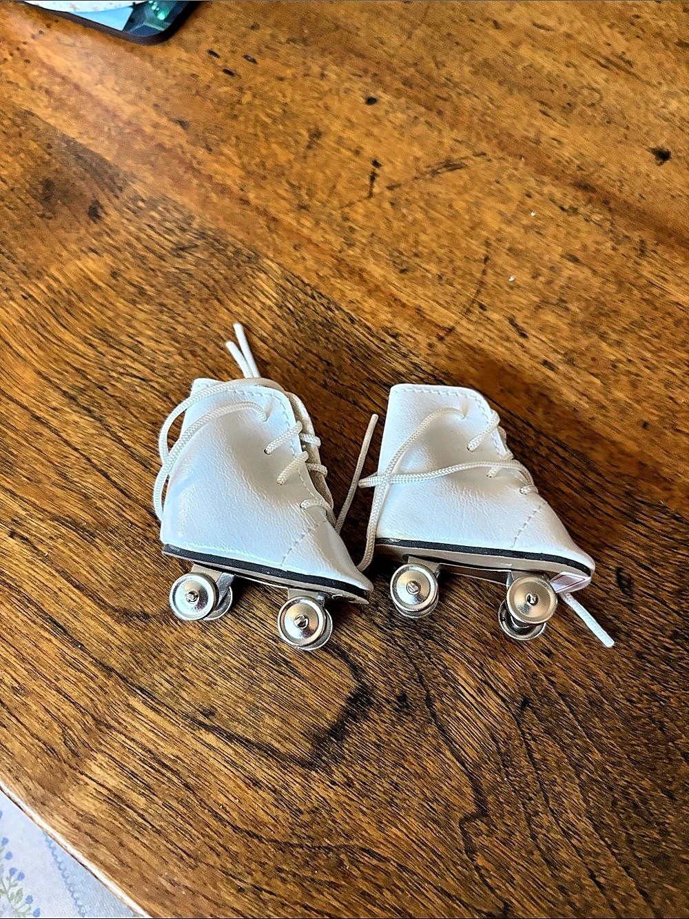 Vintage Baby Doll Classic White Roller Skates